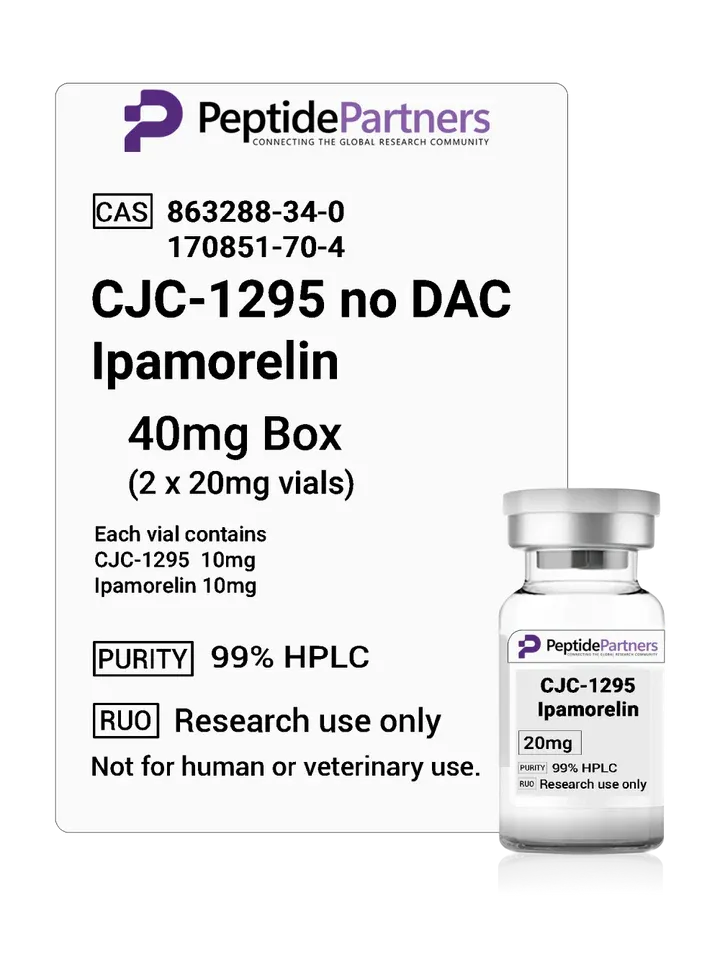 CJC-1295 + Ipamorelin research vial
