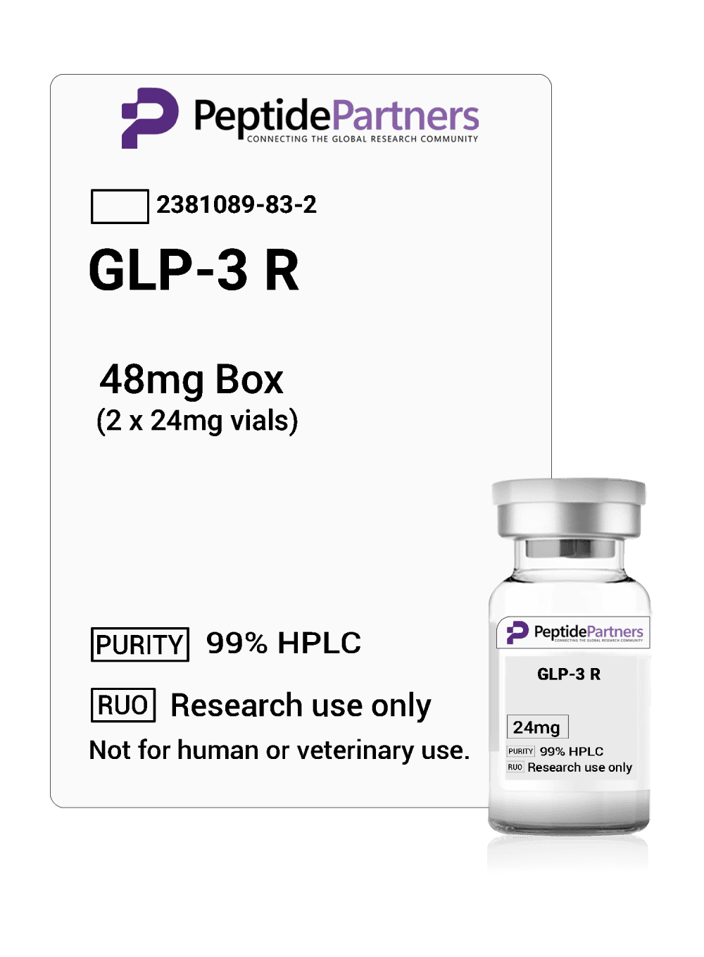 Retatrutide Peptide research vial