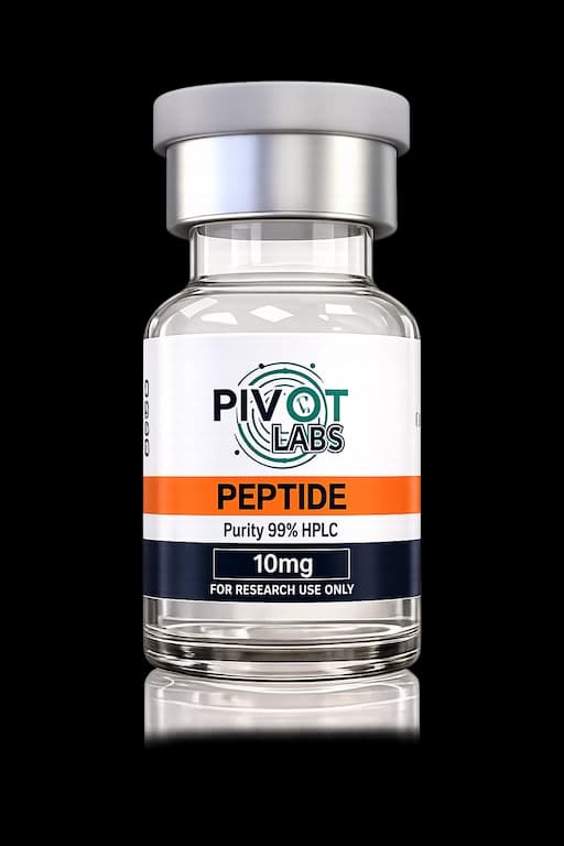 Research peptide vial